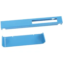 PROREGAL Farbcodierung Recyclingset für Wertstoffsammler Connector Bin | Aluminium | Blau