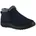VAN HILL Damen Winter Boots Flach Gesteppt Bequem Schuhe 216545 Dunkelblau 41 - 41 EU