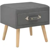 vidaXL Nachtschrank Dunkelgrau 40 x 35 x 40 cm Grau