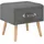 vidaXL Nachtschrank Dunkelgrau 40 x 35 x 40 cm Grau