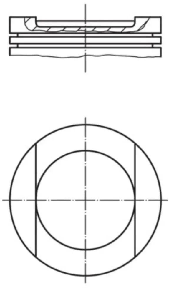Kolben MAHLE 034 94 00 für Audi Coupe B3 100 C4 80 B4 Avant Cabriolet