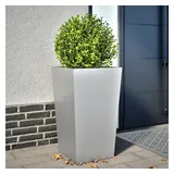 vidaXL Pflanzkübel 45 x 45 x 75 cm Verzinkter Stahl