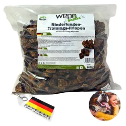 WEPO Rinderlunge für Hunde - Hunde Leckerlis 1 kg