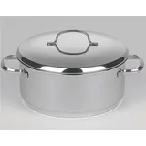 RIESS Cristall Kasserolle 18 cm silber