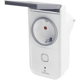 tecnoteq Smart-Home-Steckdose IP44 Weiß 2 St.