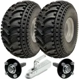 Atv Anhänger Kit - Quad Anhänger - Räder + Nabe / Stub + Anhängerkupplung, 310kg P308 Utility