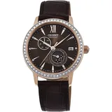 Orient Uhr RA-AK0005Y10B Damen Armbanduhr Rosé Gold - Braun/Braun
