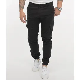 Rock Creek Cargohose Herren Schwarz W31/L30