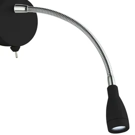 Searchlight Wandlampe (H 24 cm)  schwarz