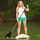 Nemaxx Carbon Speed SUP Paddel 3-teilig 702 g schwarz