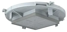 KAISER 1281-68 Einbaugehäuse, HaloX® 100 Frontteil, Einbaudurchmesser 68x68 mm f. Sichtbeton, Nachfolgetyp zu 1290-92 128168 - 8 Stück