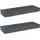 vidaXL Palettenkissen 120 x 40 x 8 cm anthrazit 2 St.