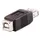Lindy USB-A auf USB-B Adapter Schwarz