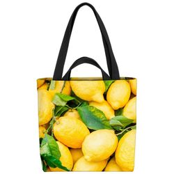 VOID Henkeltasche (1-tlg), Zitronen Obst Italien Zitronen Obst Italien Zitrusfrüchte Frucht Urla bunt