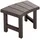 Intex PureSpa Beistelltisch braun 124 x 48 x 42 cm