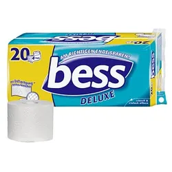 bess Toilettenpapier DELUXE 4-lagig, 20 Rollen