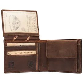 GREENBURRY Vintage Geldbörse Herren braun