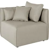 otto home Sofa-Eckelement OTTO HOME "Nöre", beige, B:90cm H:74cm T:90cm, Samtoptik (100% Polyester);Struktur (100% Polypropylene);Luxus-Microfaser Lederoptik (100% Polyester);Struktur fein (100% Polyester);Webstoff (100% Polyester);Baumwoll-/Leinenmix (60%