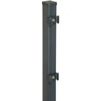 Floraworld Zaunpfosten 4 x 240 cm Anthrazit