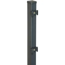 Floraworld Zaunpfosten 4 x 240 cm Anthrazit