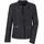 GOLDNER Kurzgröße: Eleganter Baumwollblazer, Karomuster in schwarz / gemustert), | Gr.: 21