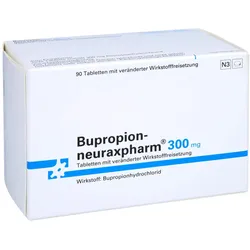 BUPROPION-neuraxpharm 300 mg Tab.verä.Wfrs. 90 St