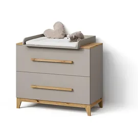 livinity® Wickelkommode Mailo, Cashmere/Artisan, mit 2 Schubladen