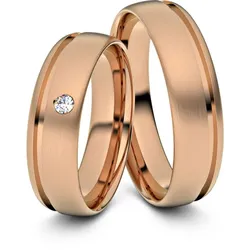 Trauringe Halle 585er Rotgold - 9253