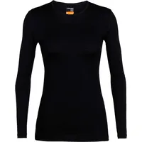 Icebreaker 200 Oasis Crew Merino Langarm-baselayer - Black XL
