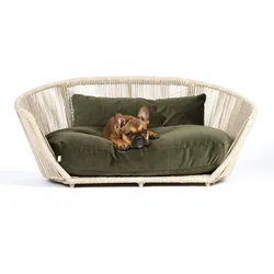 Laboni Hundesofa VOGUE OXFORD Olive Grün