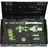 Kukko Schraubenausdrehersatz K-49 10teilig Schraubgewinde-D.4-20mm