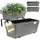 CASARIA Balkonkasten 60 x 20 x 19 cm Grau