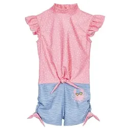 Playshoes UV-Schutz Einteiler Krebs blau-pink, 110/116