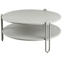 Brafab Blixt Couchtisch Aluminium hellgrau