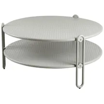 Brafab Blixt Couchtisch Aluminium hellgrau