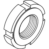 Industrial Quality Supplies DIN 1804 Nutmutter, w = ungehärtet,