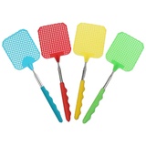 Fezf 4 PCS fliegenklatsche Fly swatter fliegenklatsche ausziehbar fliegenklatschen mückenschutz insektenklatsche insektenklatsche fliegen-klatsche fliegenklatschen Set fliegenklatsche für zuhause