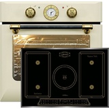 Retro Elektro Backofen Kaiser EH 6432ElfBE Autark +Induktionskochfeld 77 cm