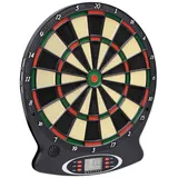 vidaXL Elektrische Dartscheibe mit Darts Schwarz Polypropylen