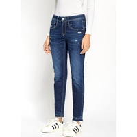 Gang Relax-fit-Jeans »94Amelie Cropped«, aus weicher Cord-Qualität, blau