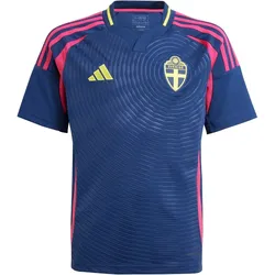 adidas SVFF Schweden Auswärtstrikot 2024 Kinder IQ0679 - team navy blue 2 128
