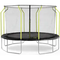 Plum Springsafe Trampolin Wave 426 cm inkl. Sicherheitsnetz schwarz