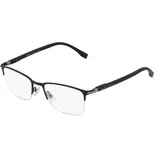 Boss 1007/IT Herren-Brille inkl. Gläser Halbrand Eckig Metall-Gestell, schwarz