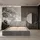Muralo Polsterbett Stoffbett Bett mit Bettkaste Container Doppelbett für Schlafzimmer - 120 cm x 200 cm - grau