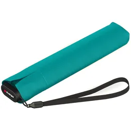 Knirps Regenschirm US.050 Ultra Light Slim Manual Turquoise With Black Coating