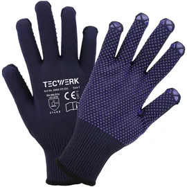 tecwerk Handschuhe Isar Gr.7 blau EN 388 PSA II TECWERK