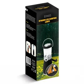 EAXUS Dynamo Camping Laterne mit Kurbel