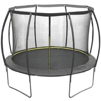 Garten Trampolin schwarz 305 cm 10 FT mit Sicherheitsnetz