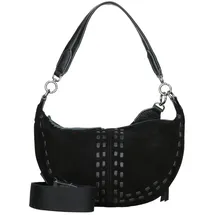 Freds Bruder Life Is A Midi Hobo - Schultertasche 39 cm (black) in schwarz | Gr.: onesize