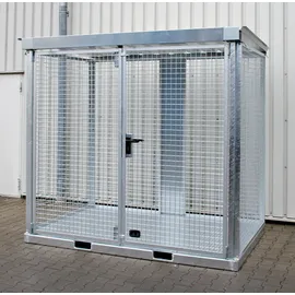 Bauer Südlohn Gasflaschen-Container GFC-E/T M3, feuerverzinkt